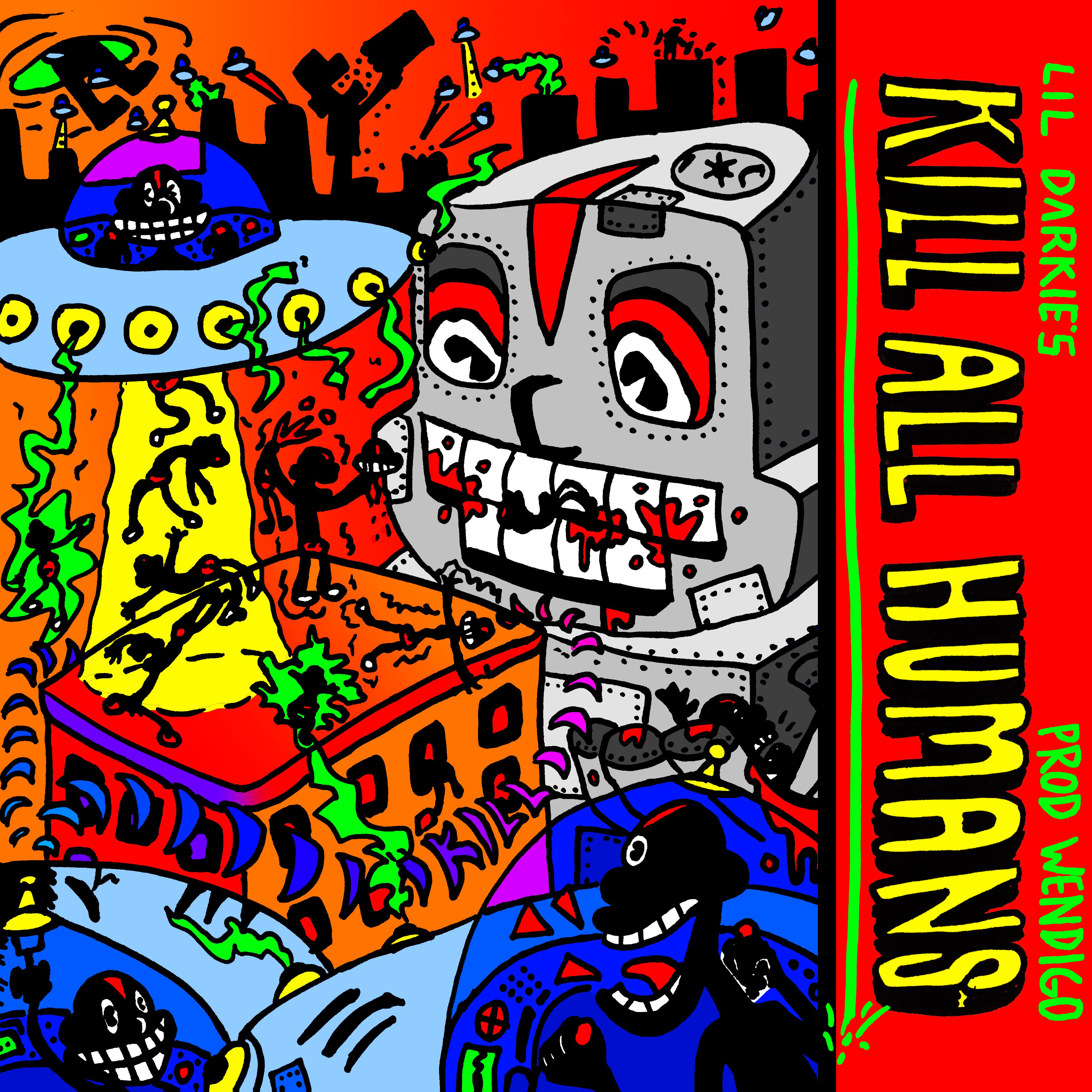 KILL ALL HUMANS cover