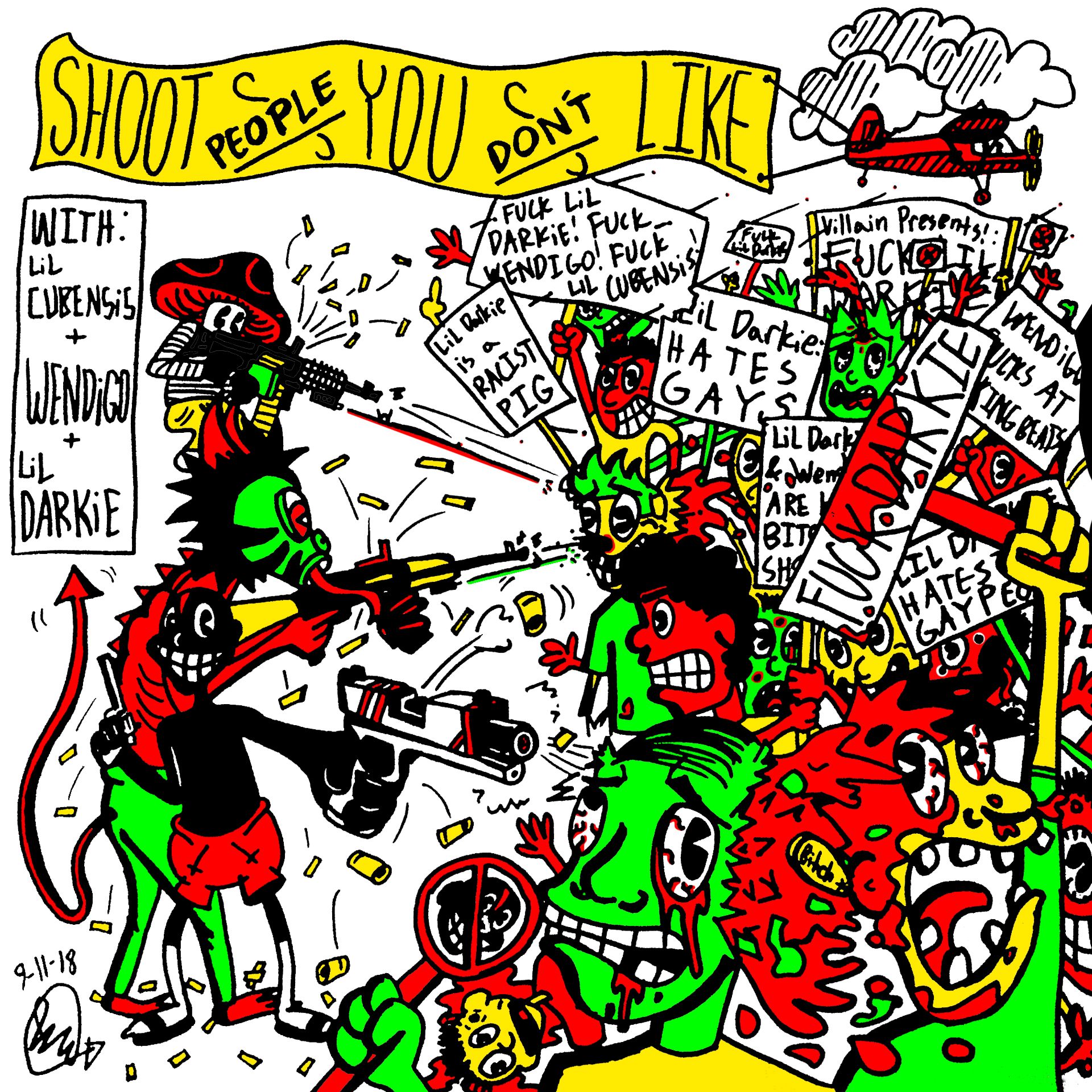 SHOOT PEOPLE YOU DON'T LIKE cover